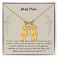 To My Dear Mom - Engraved Kids Charm Necklace!
