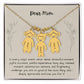 To My Dear Mom - Engraved Kids Charm Necklace!