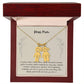 To My Dear Mom - Engraved Kids Charm Necklace!