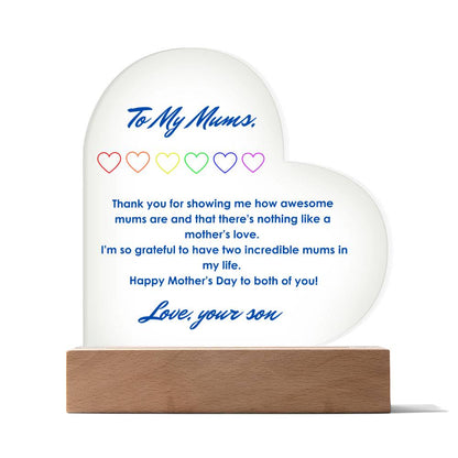To My Mums - How awesome mums are from Son