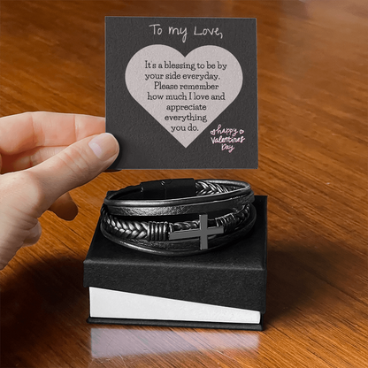 You're a Blessing - Men's Cross Bracelet