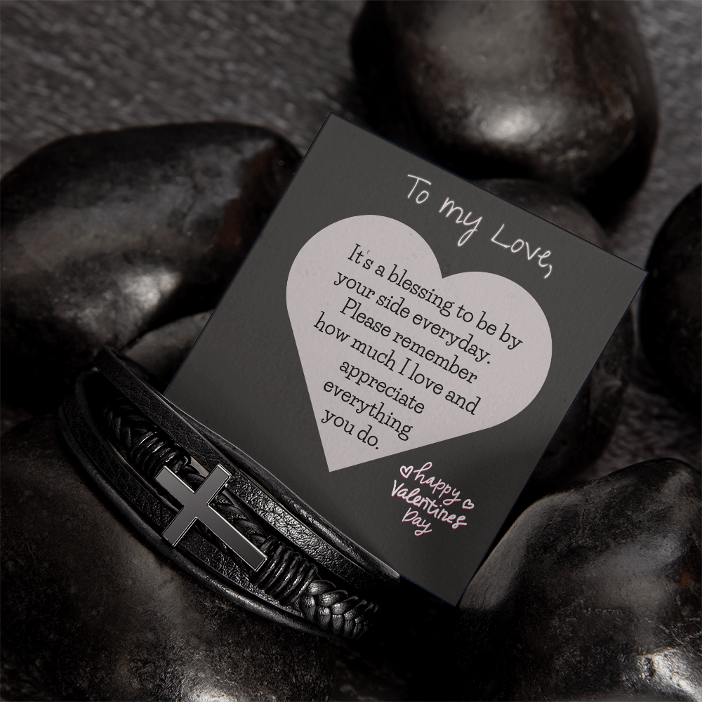 You're a Blessing - Men's Cross Bracelet