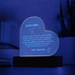 To My Mom - Engraved Acrylic plaque from Son