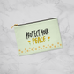 Protect your peace - Zippered Pouch