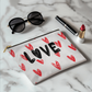 Love - Zippered Pouch