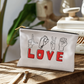 Love sign Zippered Pouch
