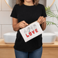 Love sign Zippered Pouch