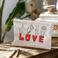 Love sign Zippered Pouch