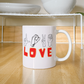 Love sign - Ceramic Mug 11 oz