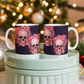 Flower skull - Ceramic Mug 11 oz
