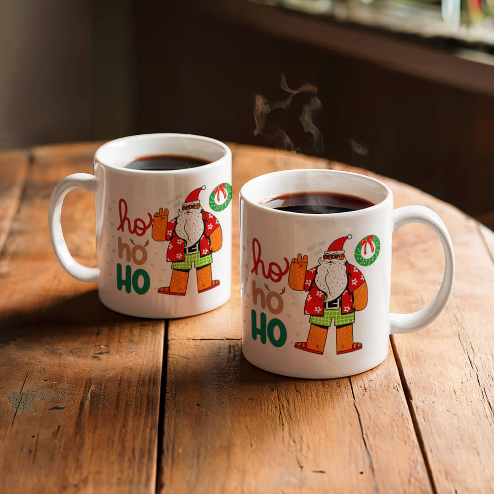 Cool Santa - Christmas Ceramic Mug 11 oz