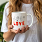 Love sign - Ceramic Mug 11 oz