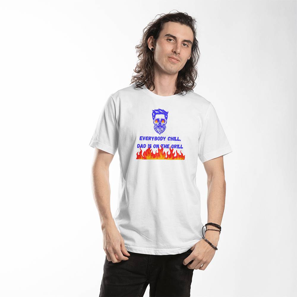 Dad is on the grill - Unisex T-shirt