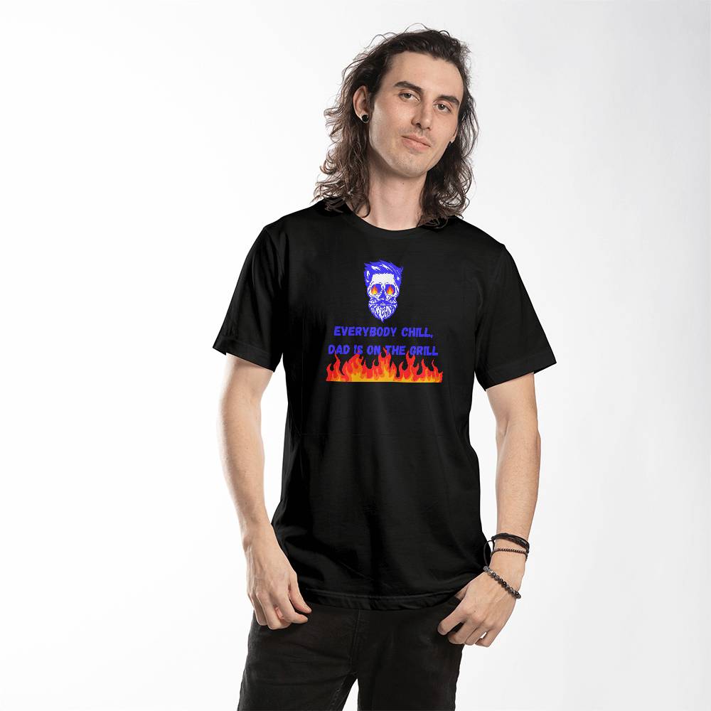 Dad is on the grill - Unisex T-shirt
