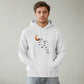 Moon And Bat Unisex Pullover Hoodie