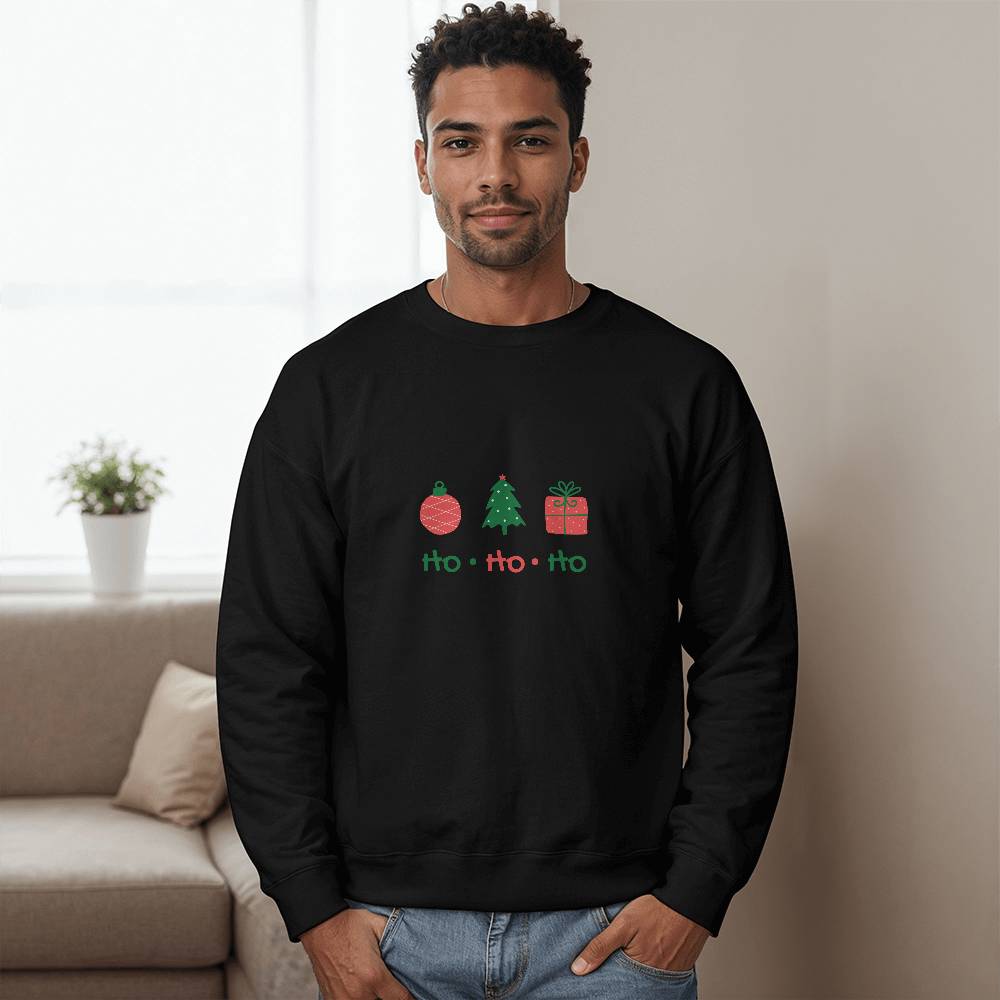 HO HO HO - Christmas Unisex Crewneck Sweatshirt