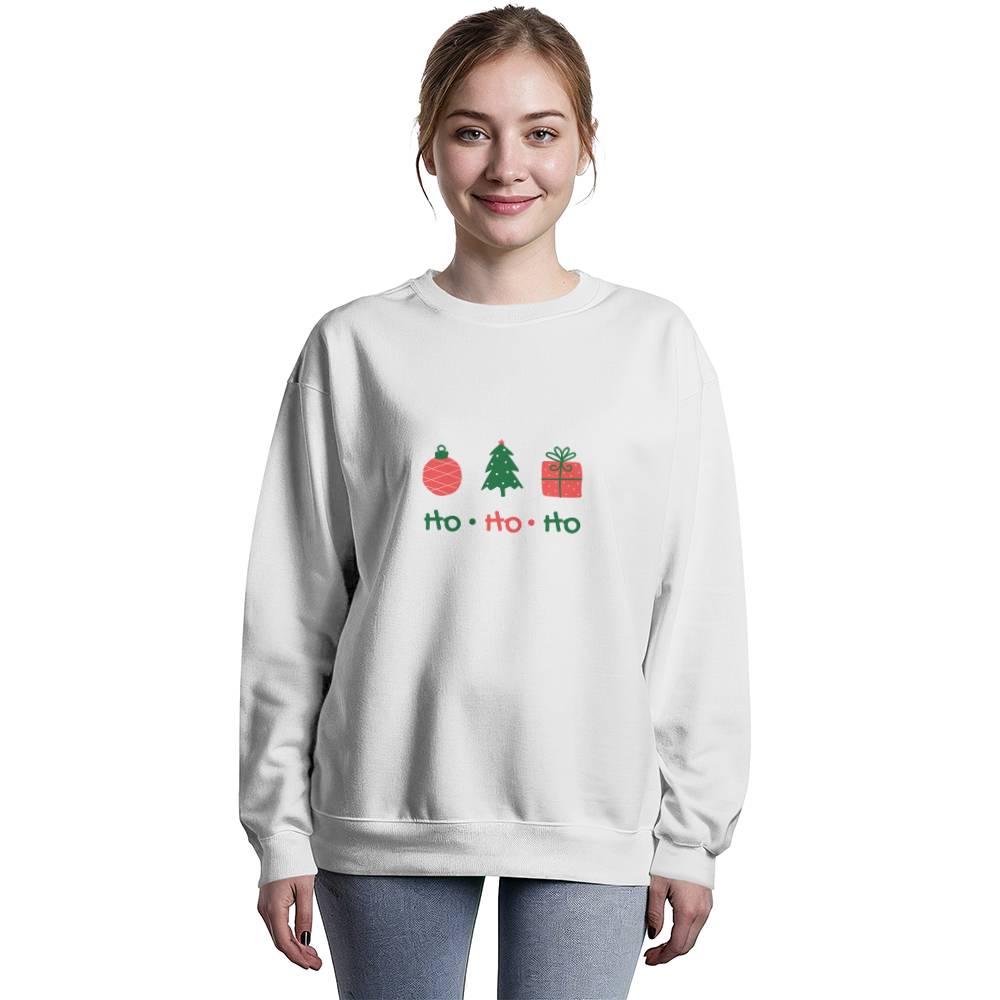 HO HO HO - Christmas Unisex Crewneck Sweatshirt
