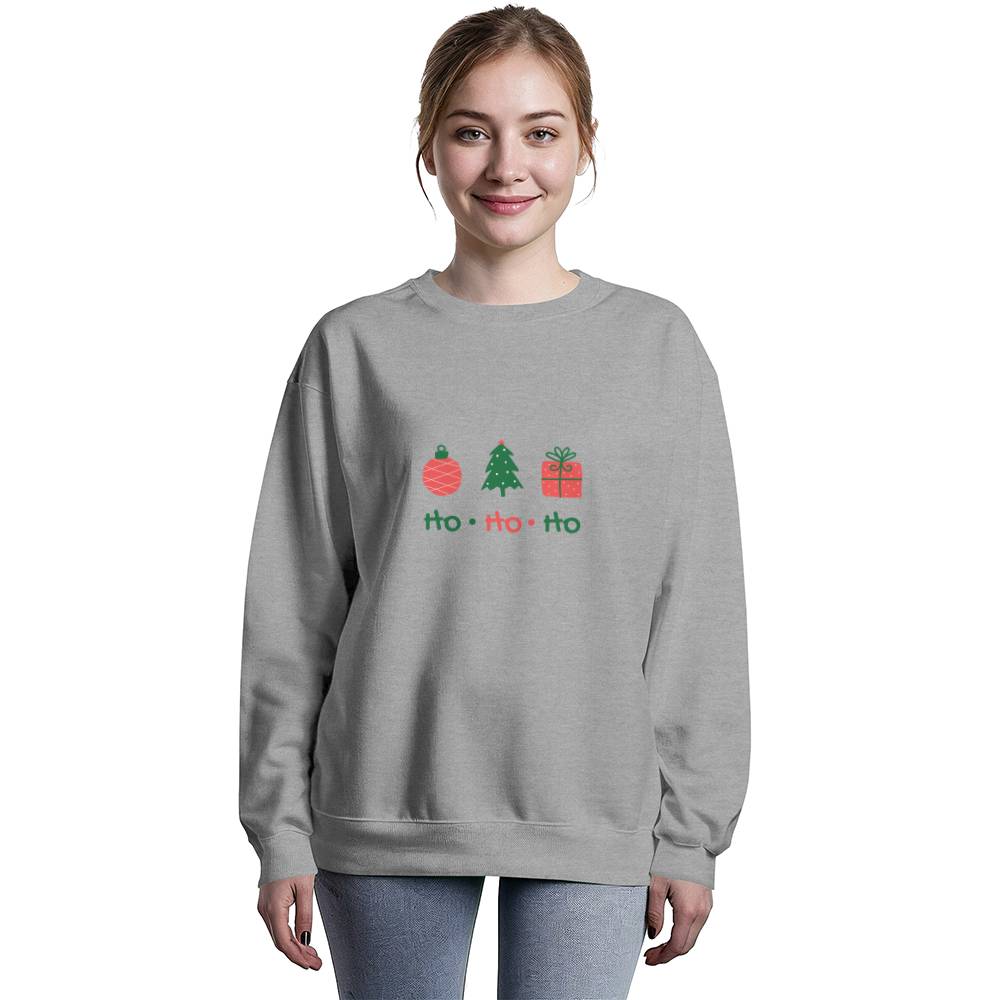 HO HO HO - Christmas Unisex Crewneck Sweatshirt