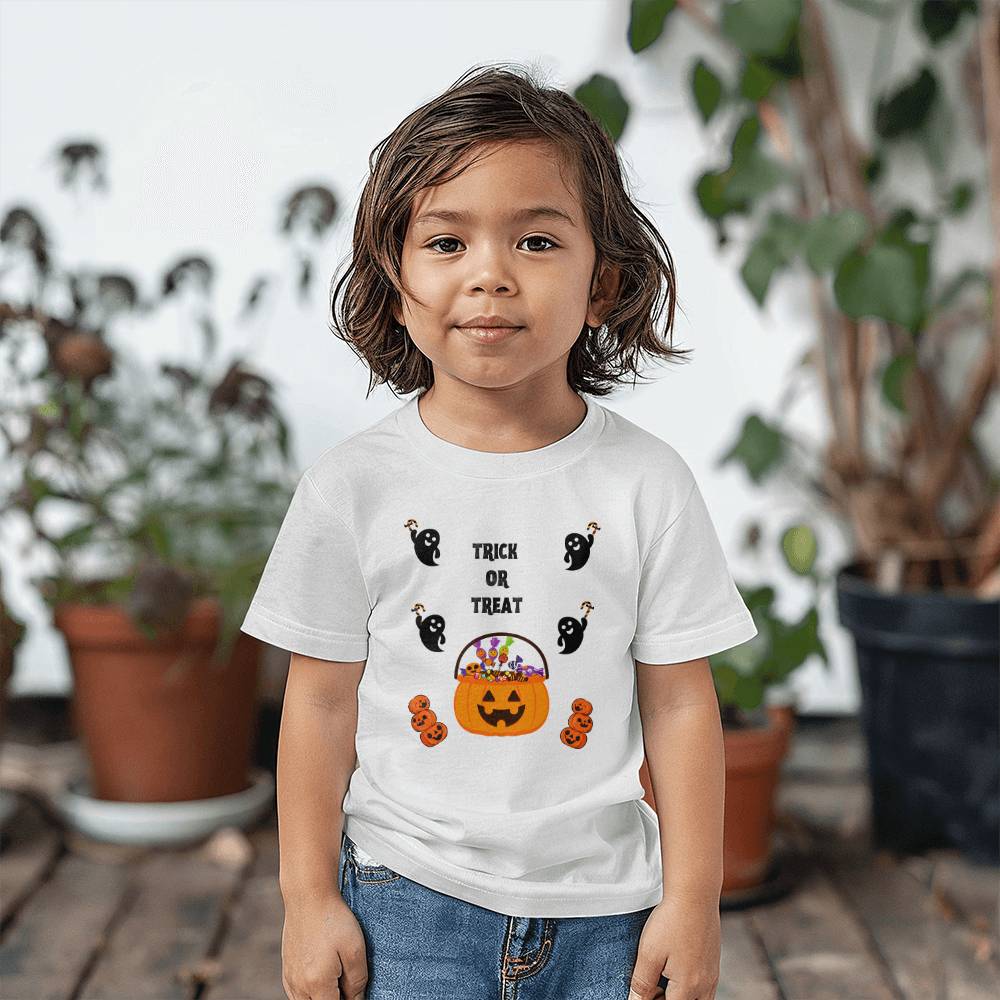 Trick or Treat - Toddler Jersey Tee