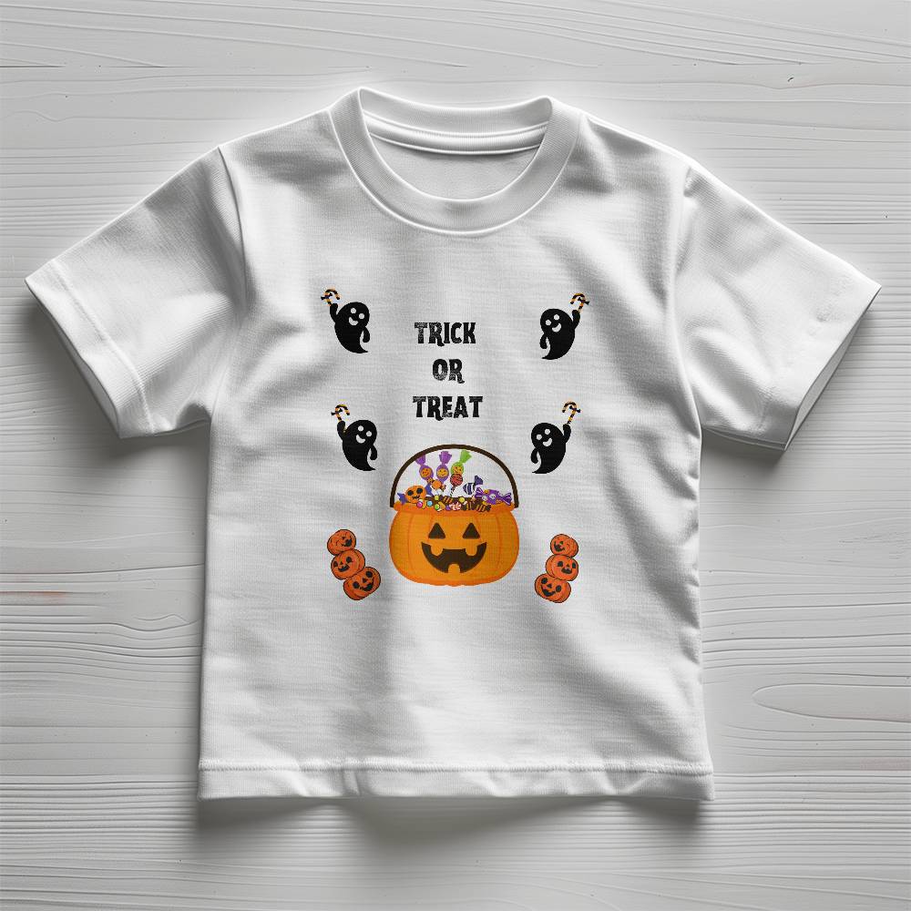 Trick or Treat - Toddler Jersey Tee