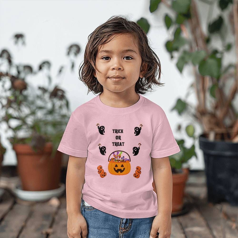 Trick or Treat - Toddler Jersey Tee