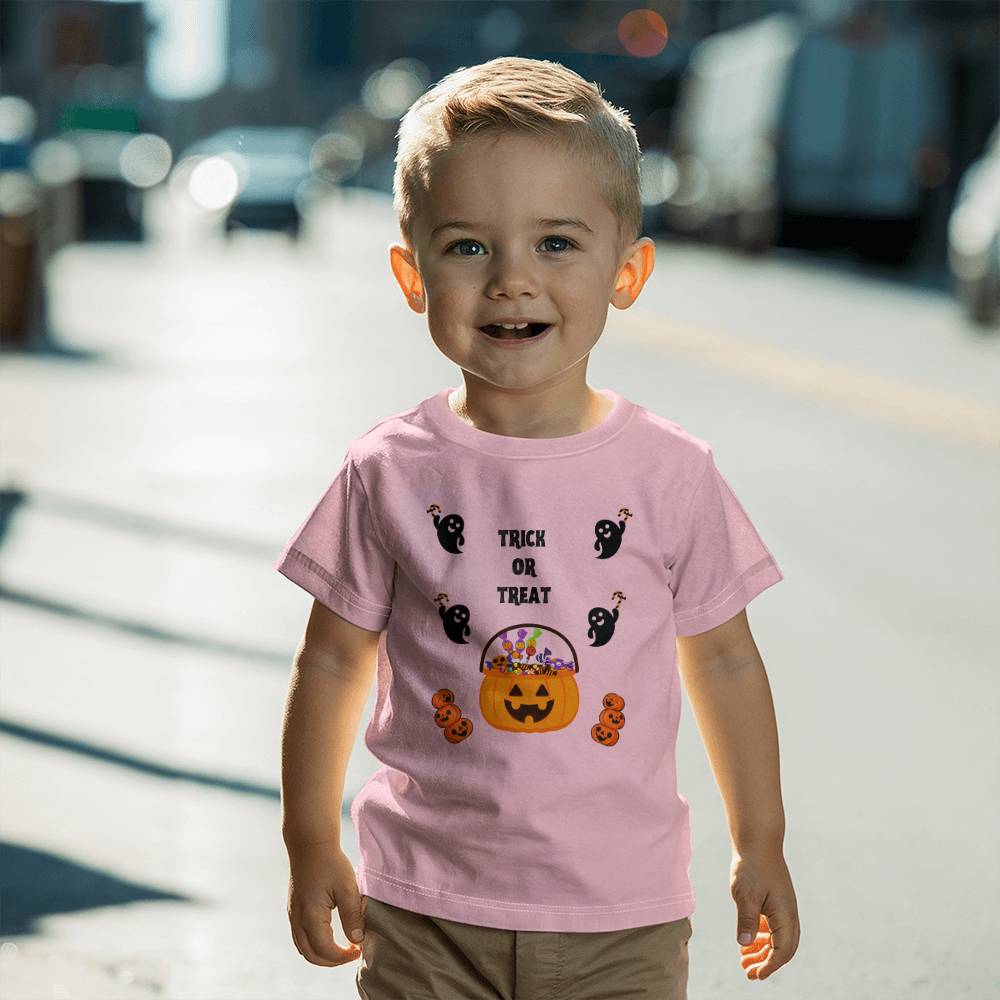 Trick or Treat - Toddler Jersey Tee