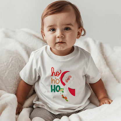 Santa Sneak Peek - Christmas Baby Jersey Tee
