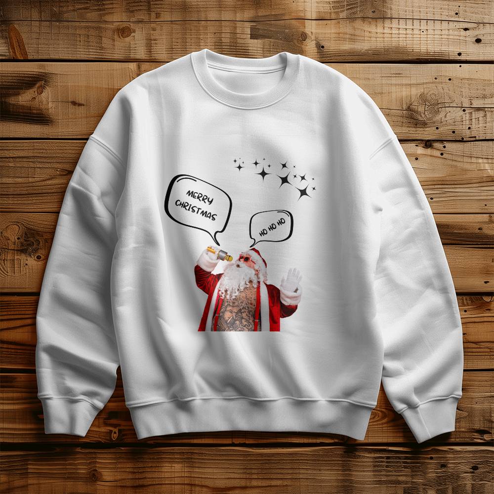 Singing Santa - Christmas Unisex Crewneck Sweatshirt