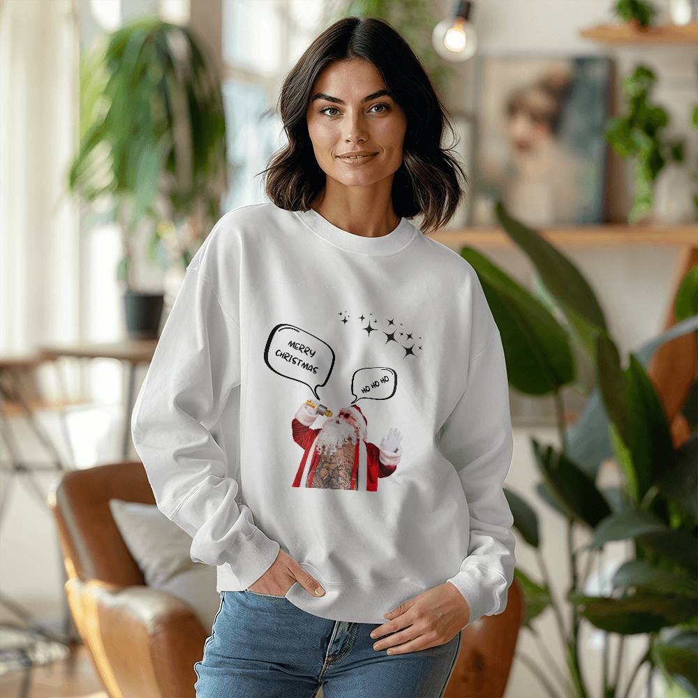 Singing Santa - Christmas Unisex Crewneck Sweatshirt