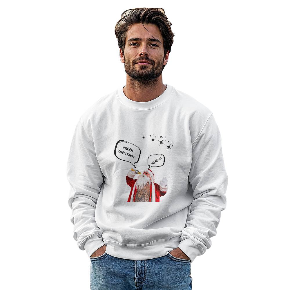 Singing Santa - Christmas Unisex Crewneck Sweatshirt