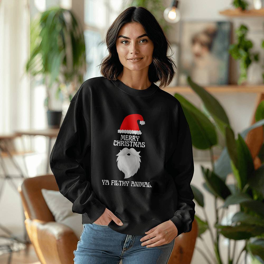 Christmas Filthy Animal - Unisex Crewneck Sweatshirt