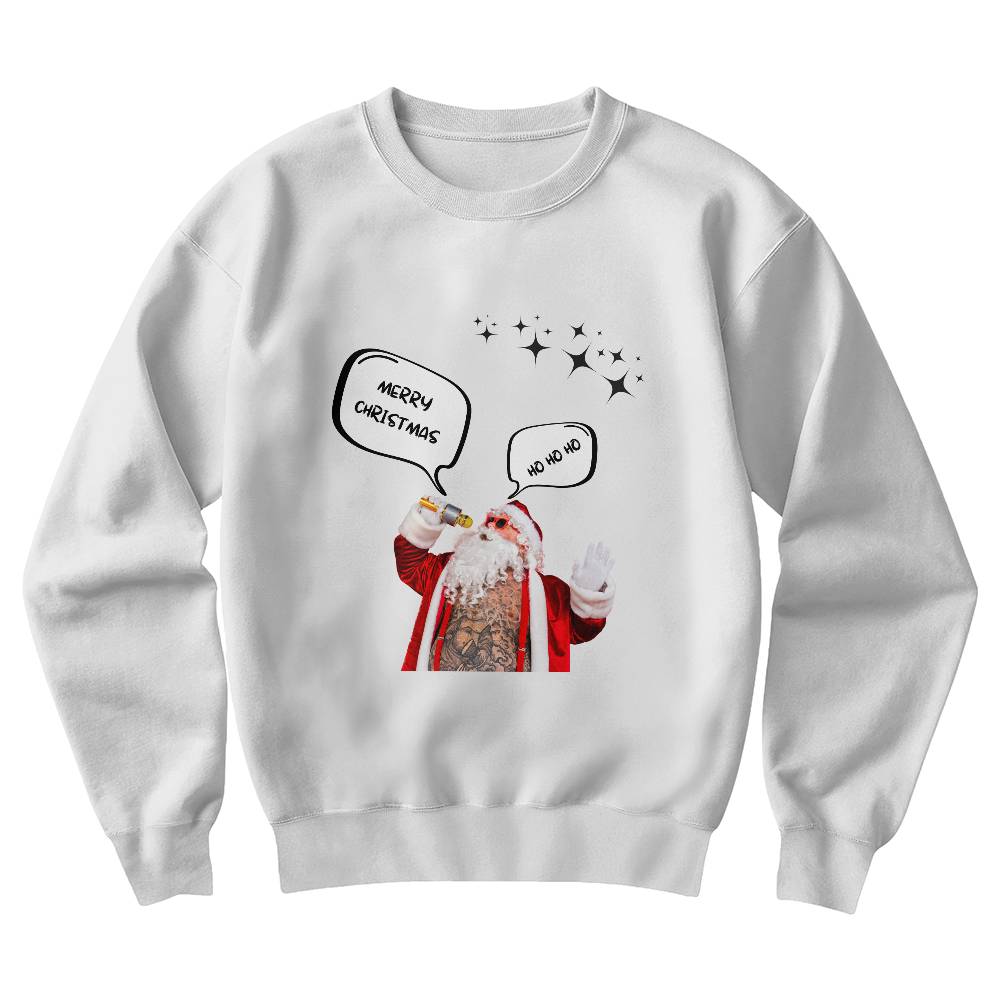 Singing Santa - Christmas Unisex Crewneck Sweatshirt