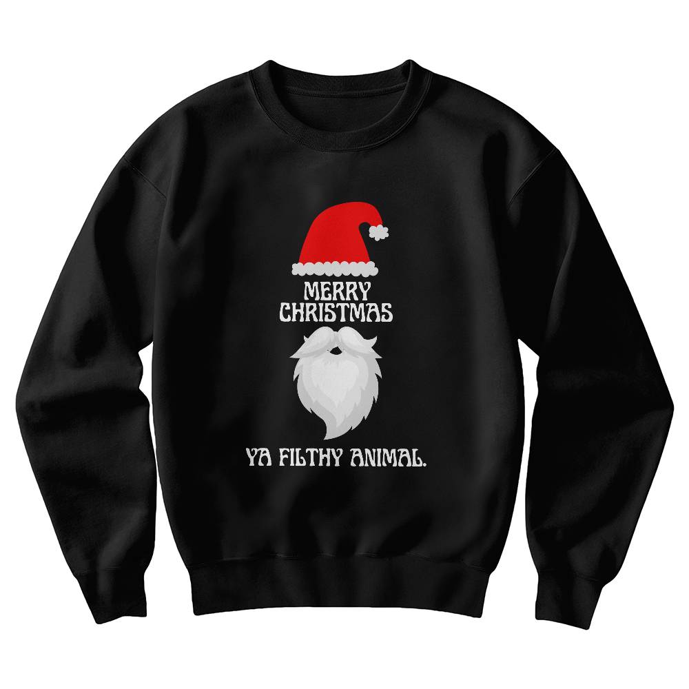 Christmas Filthy Animal - Unisex Crewneck Sweatshirt