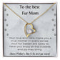 To My Fur Mom - Forever Love Necklace!
