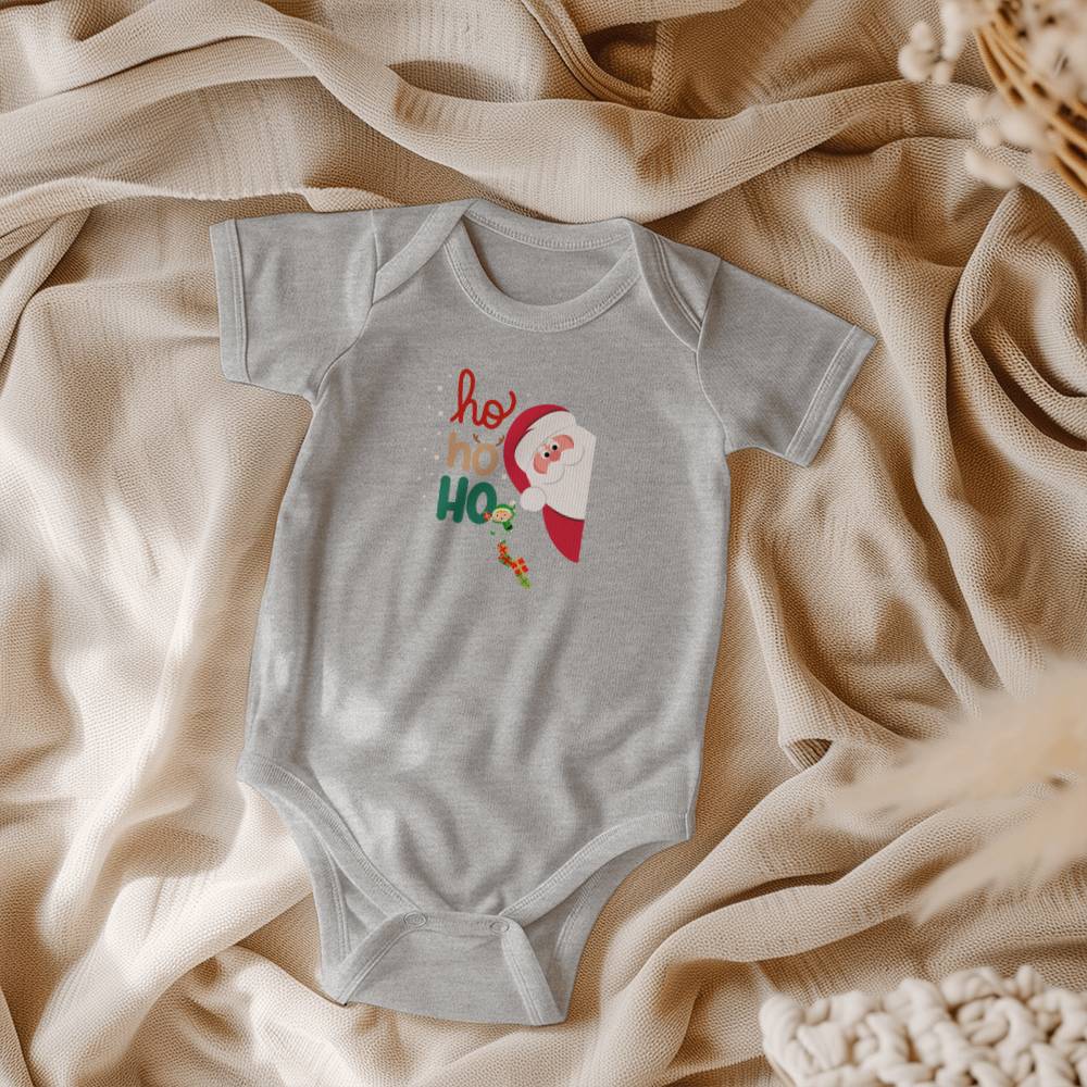 Santa sneak peek - Christmas Short Sleeve Bodysuit