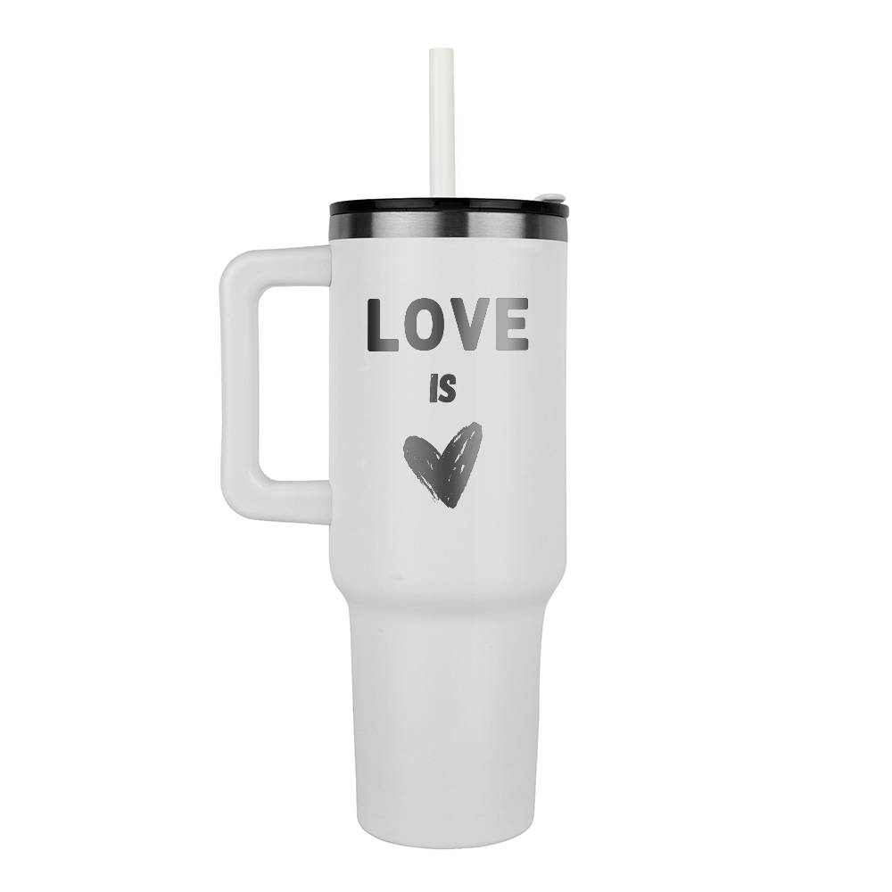 Love is love - Laser engraved  40oz Tumbler