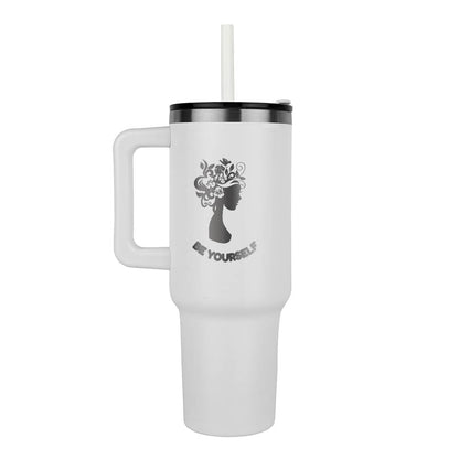 Be Yourself Laser Engraved Tumbler