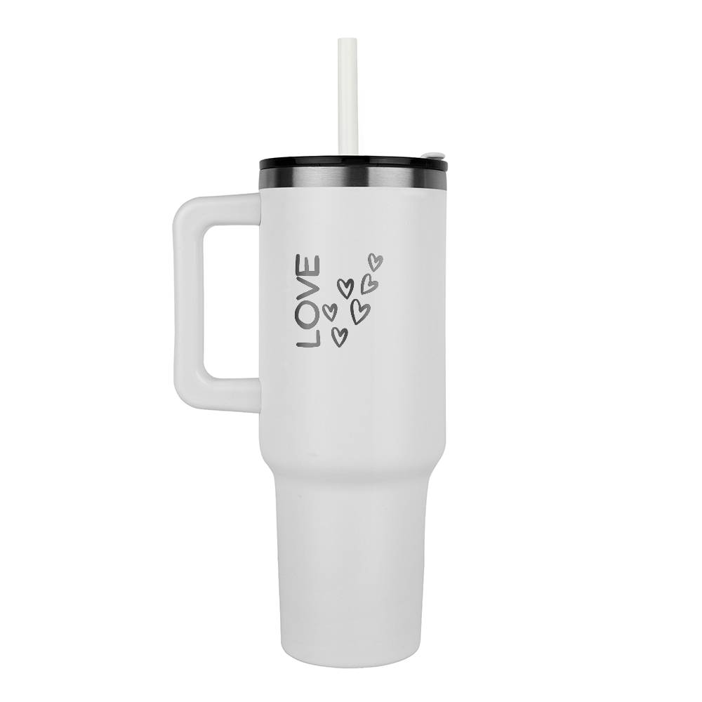 Love - Laser engraved  40oz Tumbler