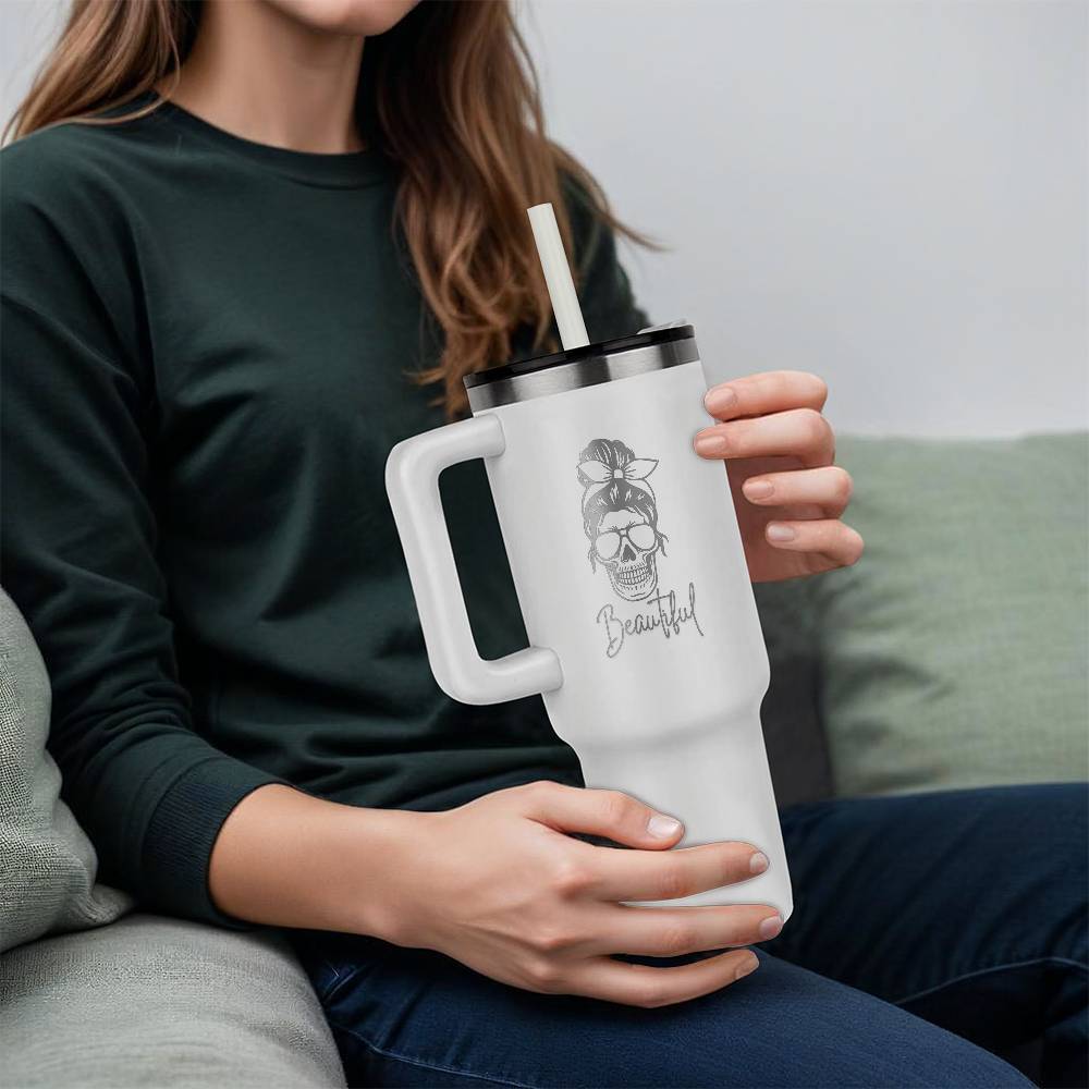 Beautiful Laser Engraved Tumbler