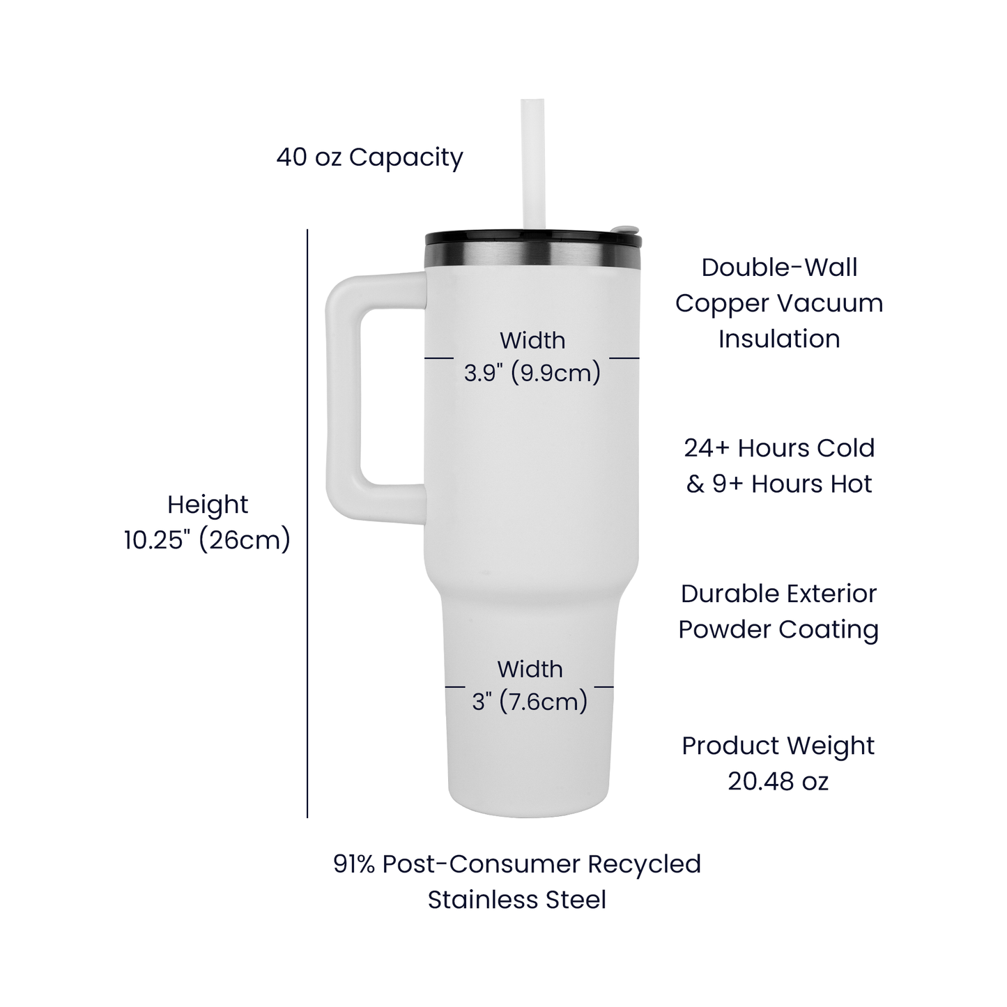 Boo Laser Engraved Tumbler