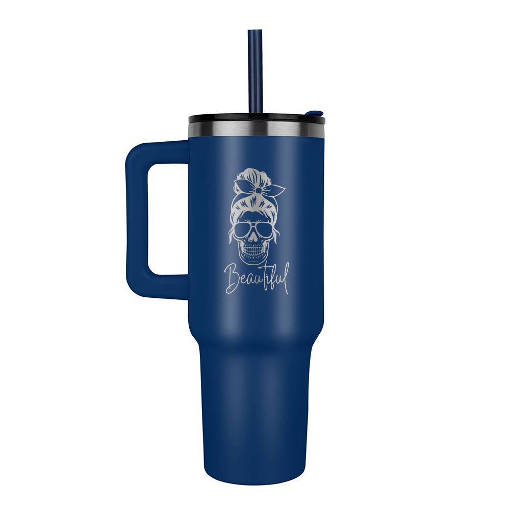 Beautiful Laser Engraved Tumbler